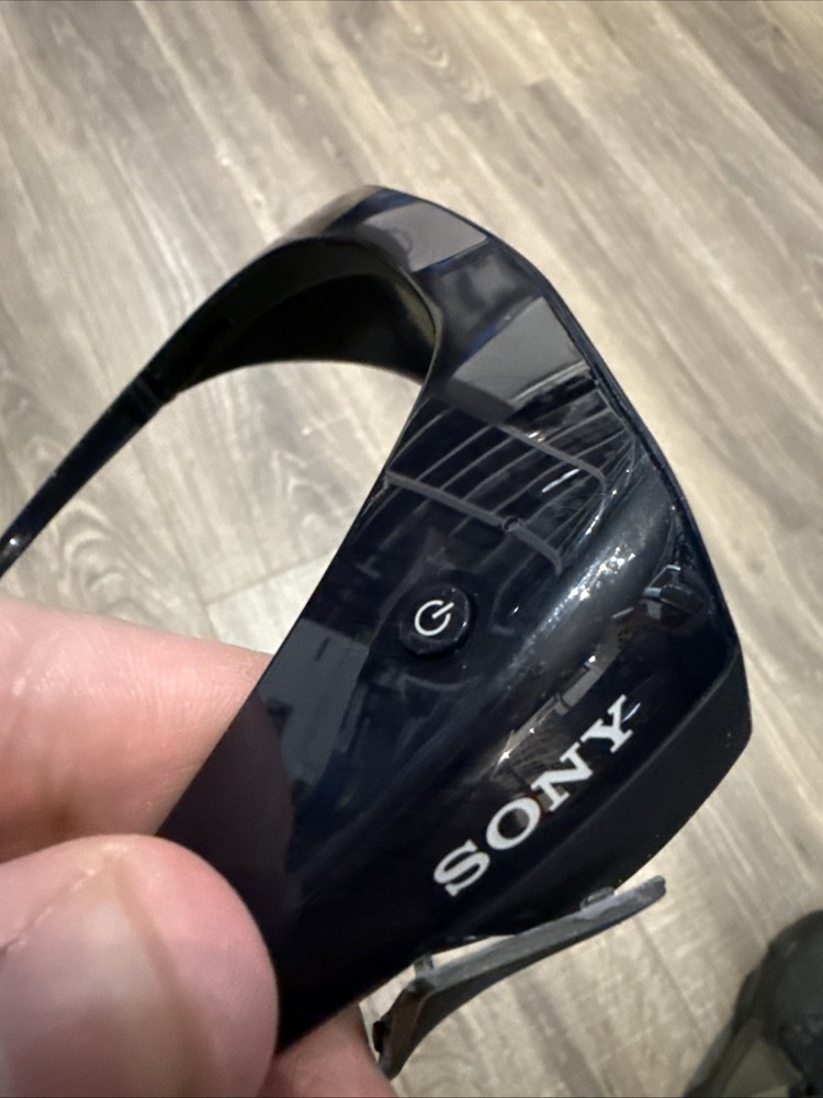 Sony Black TDG-BR100 Rechargeable Shutter Type Active Wearable Tech 3D Glasses