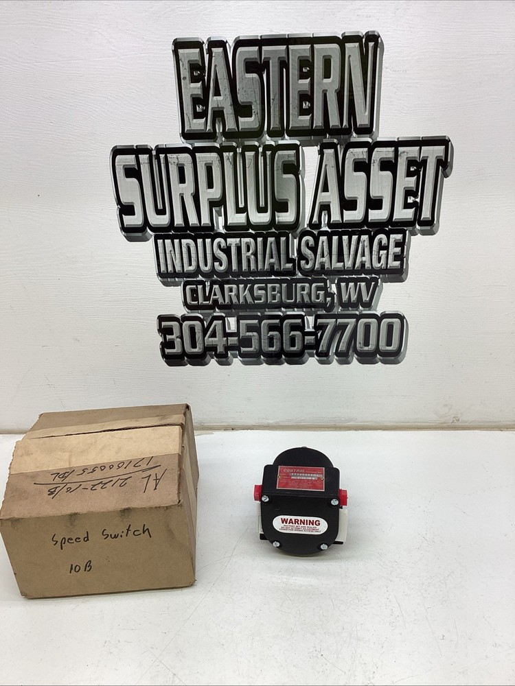Control Concepts Inc Zero Speed Switch AL-2122-10-B NIB