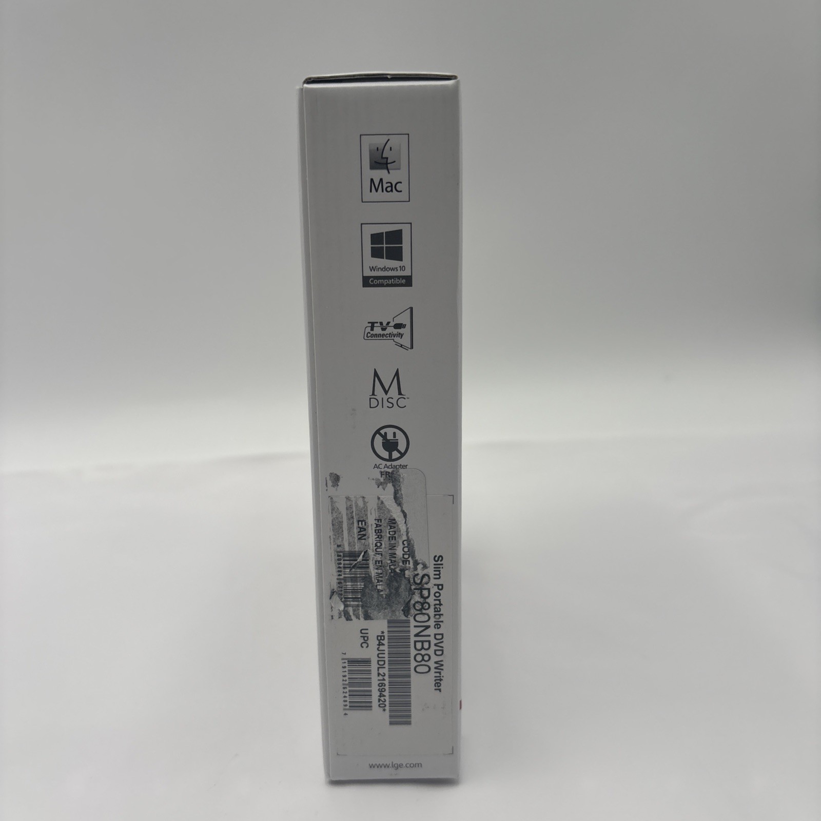 LG Ultra Slim Portable External DVD Writer - Black - New Sealed -Free Shipping