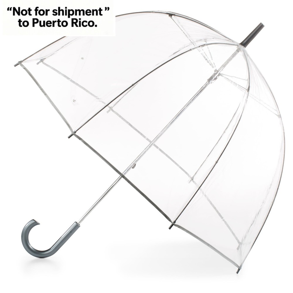 Totes Bubble Rain Umbrella, Clear