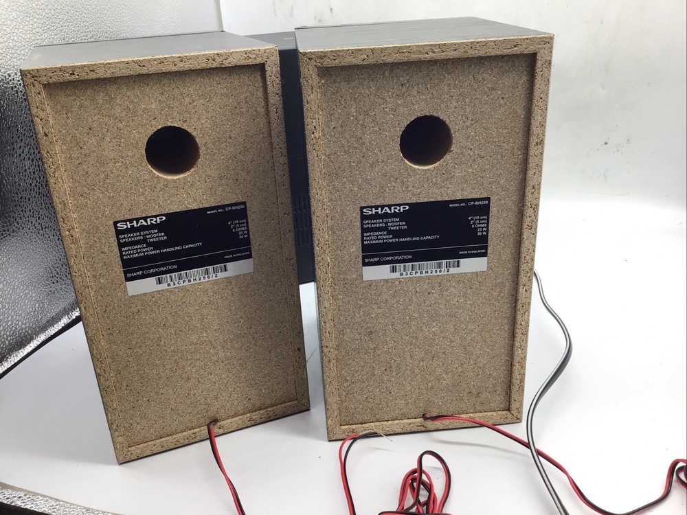 Sharp XL-BH250 Bluetooth 5-Disc Micro Stereo System W/Speakers Tested Read