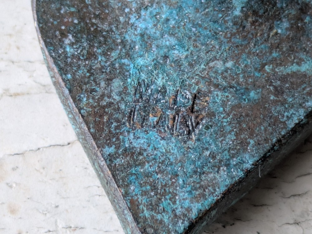 1967 "Antico" Eye by Jerome & Evelyn Ackerman Hand-cast Solid Brass Pull