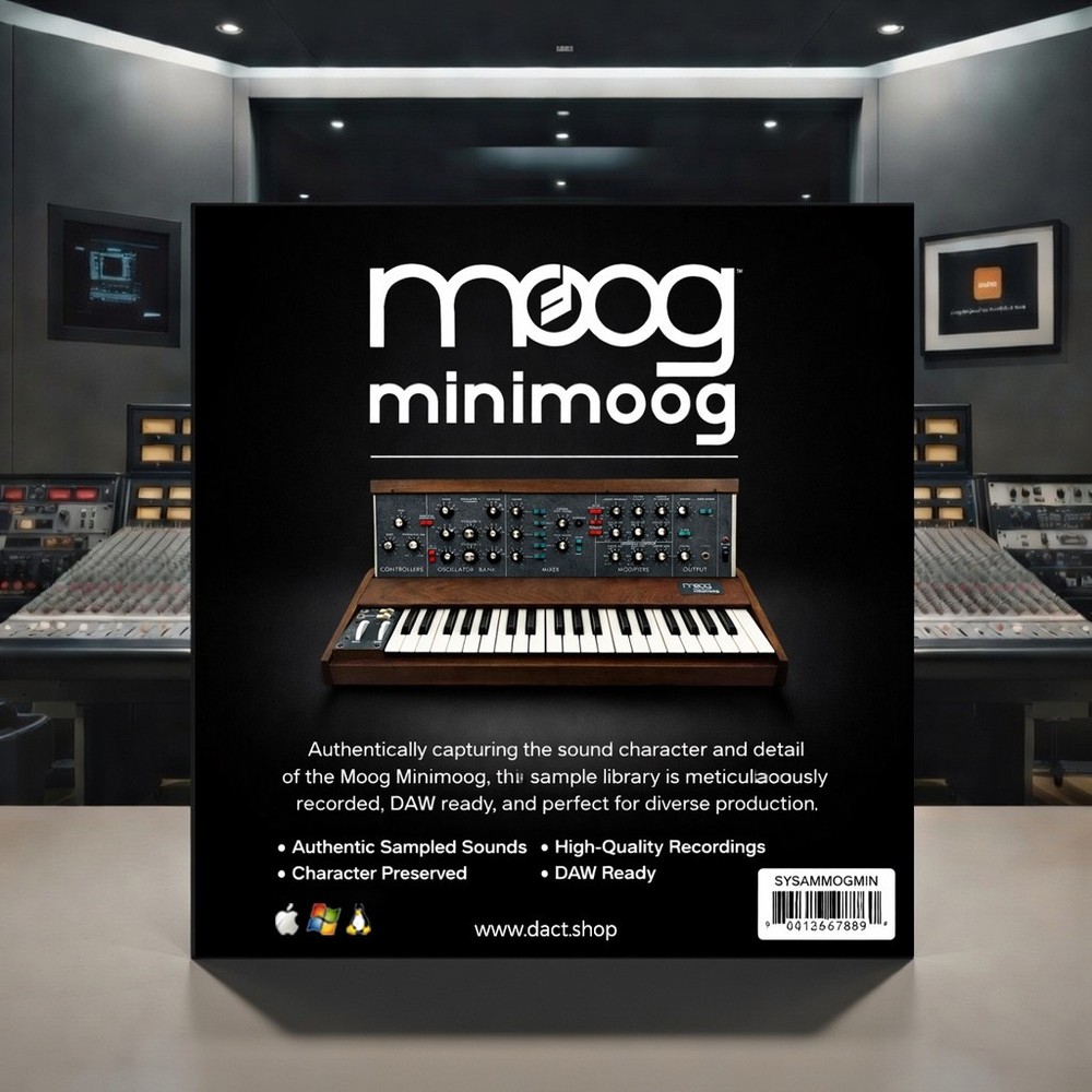 Moog Minimoog Synthesizer Sample Library