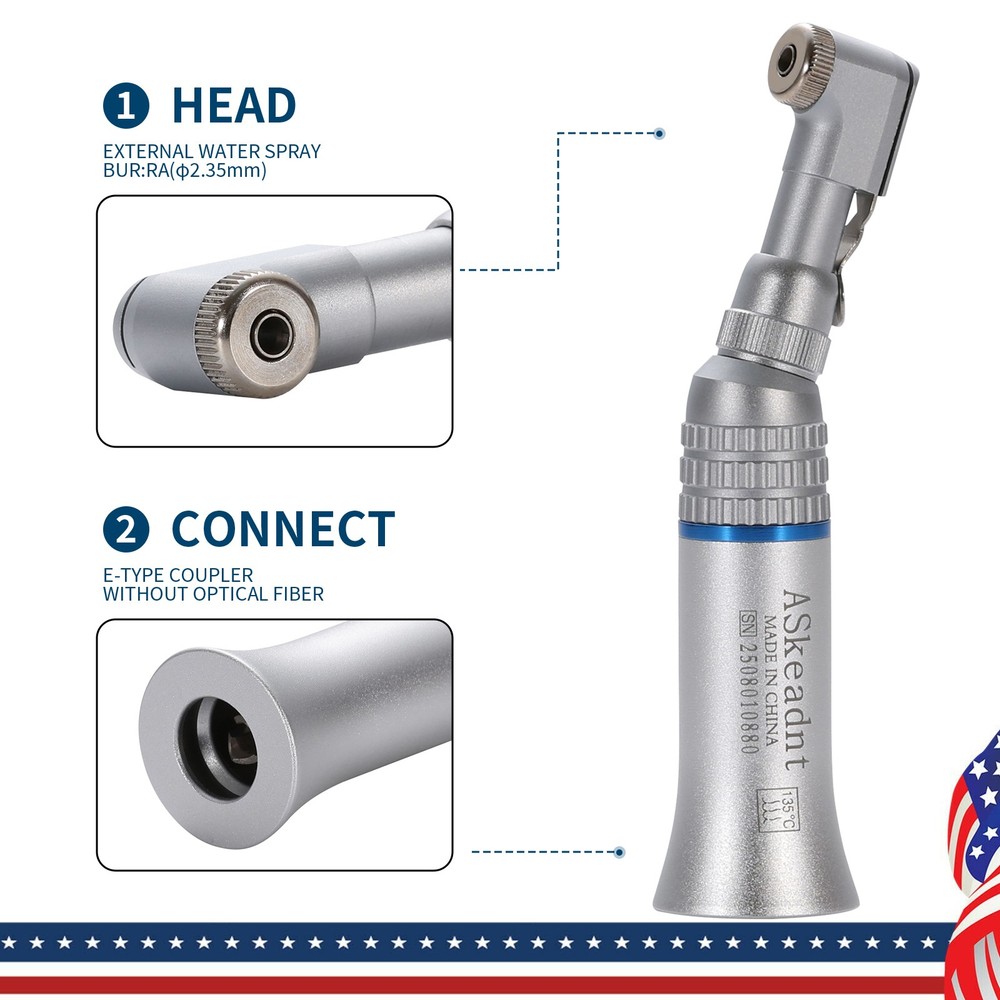 Dental Contra Angle Low Speed Handpiece Latch E-type/Push Button