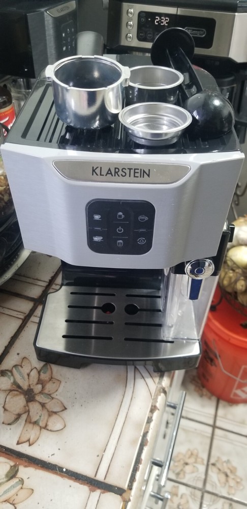 KLARSTEIN Coffee Maker Real Nice Self-Cleaning System 3-in-1 Function for Espres