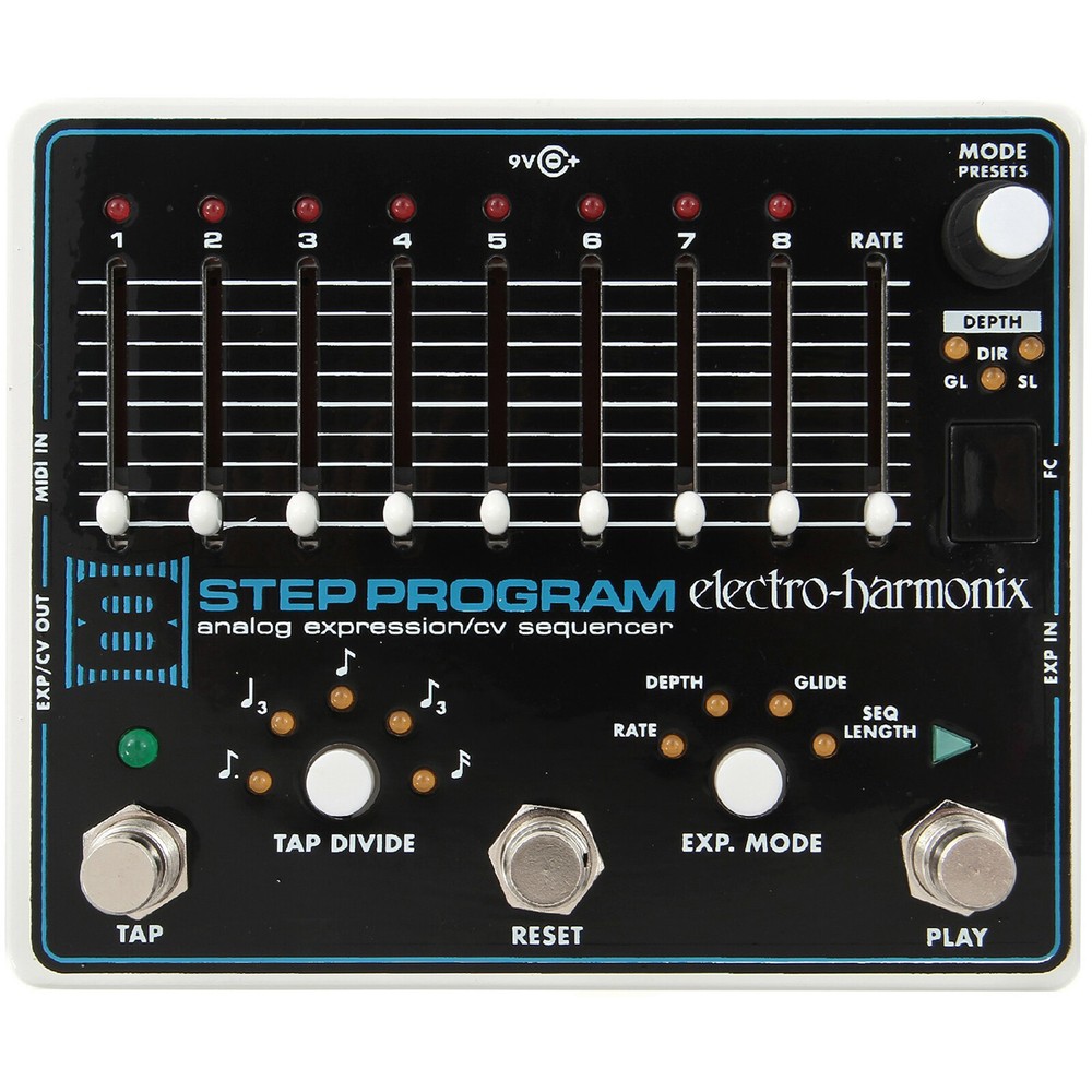 Electro-Harmonix EHX 8-Step Program Analog Expression/CV Sequencer Effects Pedal