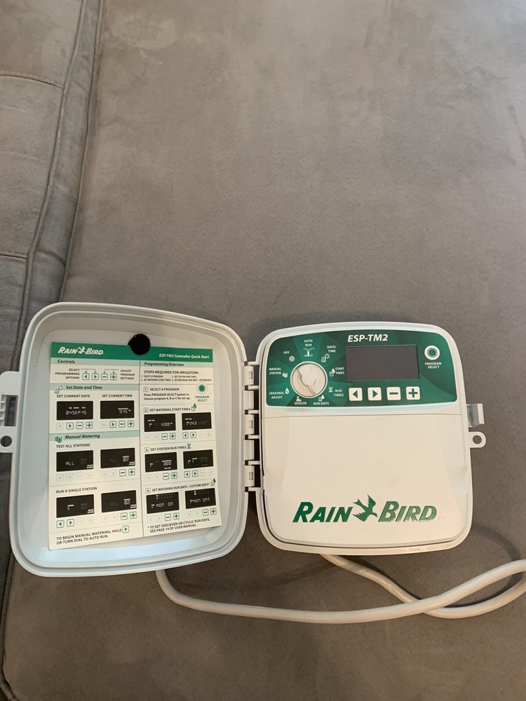 Rainbird ESP-TM2 Indoor 6 Station Irrigation Controller Working Used