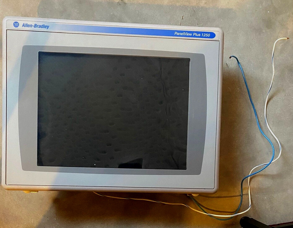 AB Panelview Plus 1250 Color Touch Display 2711P-RDT12C,  Terminal & Controlnet