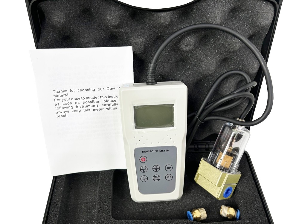 Handheld Dewpoint Meter with Data Hold Function Humidity Temp Measurment
