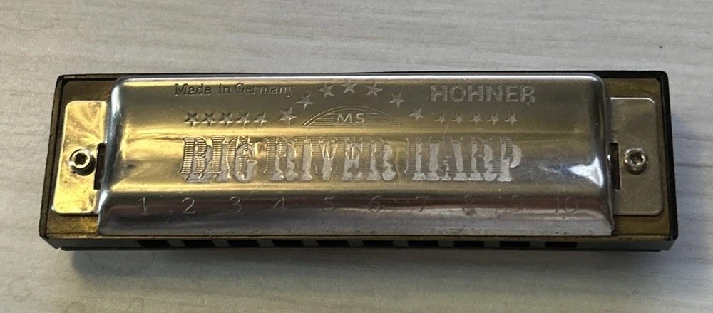 Hohner 590 Big River MS-Series Harmonica A With Box