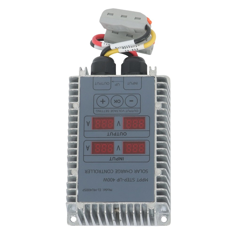 Solar Battery Charge Controller Boost MPPT 24‑85V Voltage Adjustable 400W
