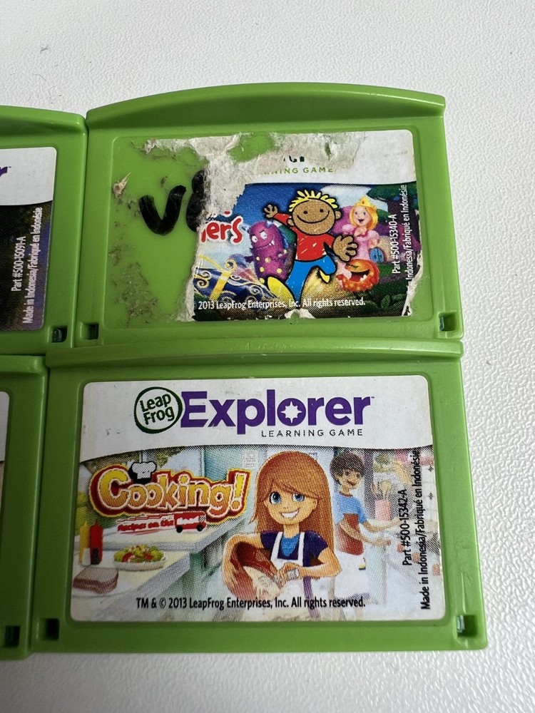 LeapFrog Explorer Learning Game Bundle – 4 Games - Fully Tested