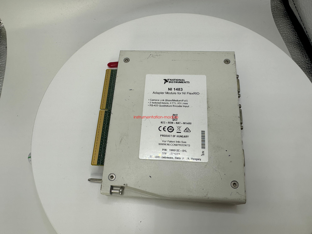 National Instruments NI 1483 Adapter module Test passed spot
