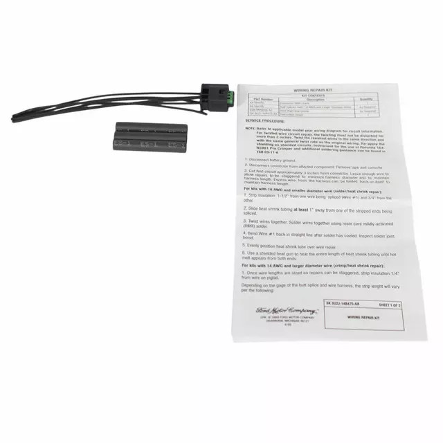Genuine Ford Wire Assembly 8U2Z-14S411-RC