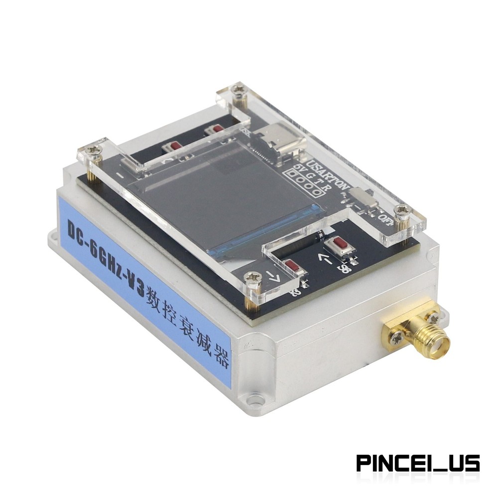 DC-6GHZ 90DB Programmable Attenuator Module RF Attenuator 0.25DB ATT-6000V3.0
