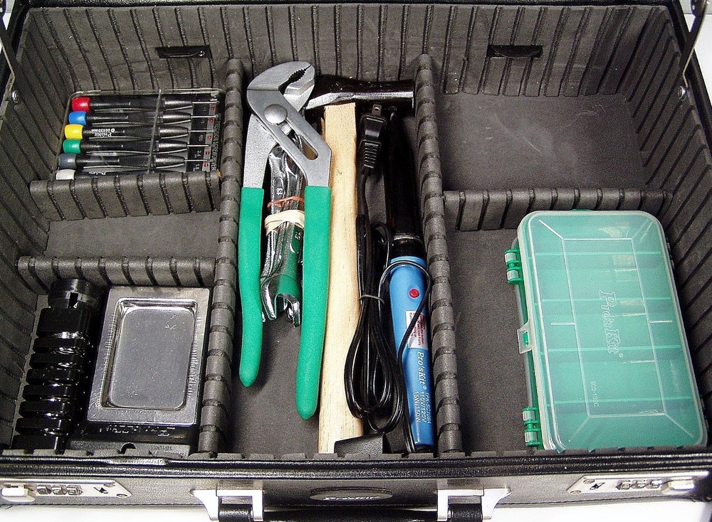Huge Professional Electronics Multi-Tool Pros Set w/ Soldering Iron by PRO'S KIT