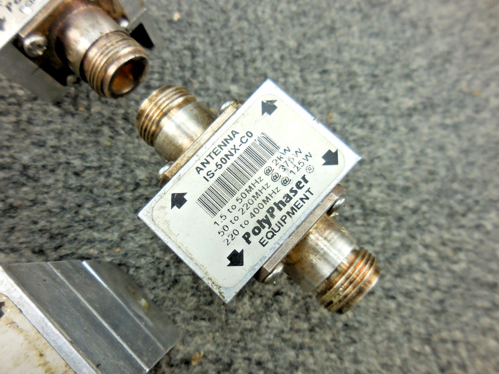 (4) Polyphaser IS-50NX-C0 Flange Mount Impulse Arrestor