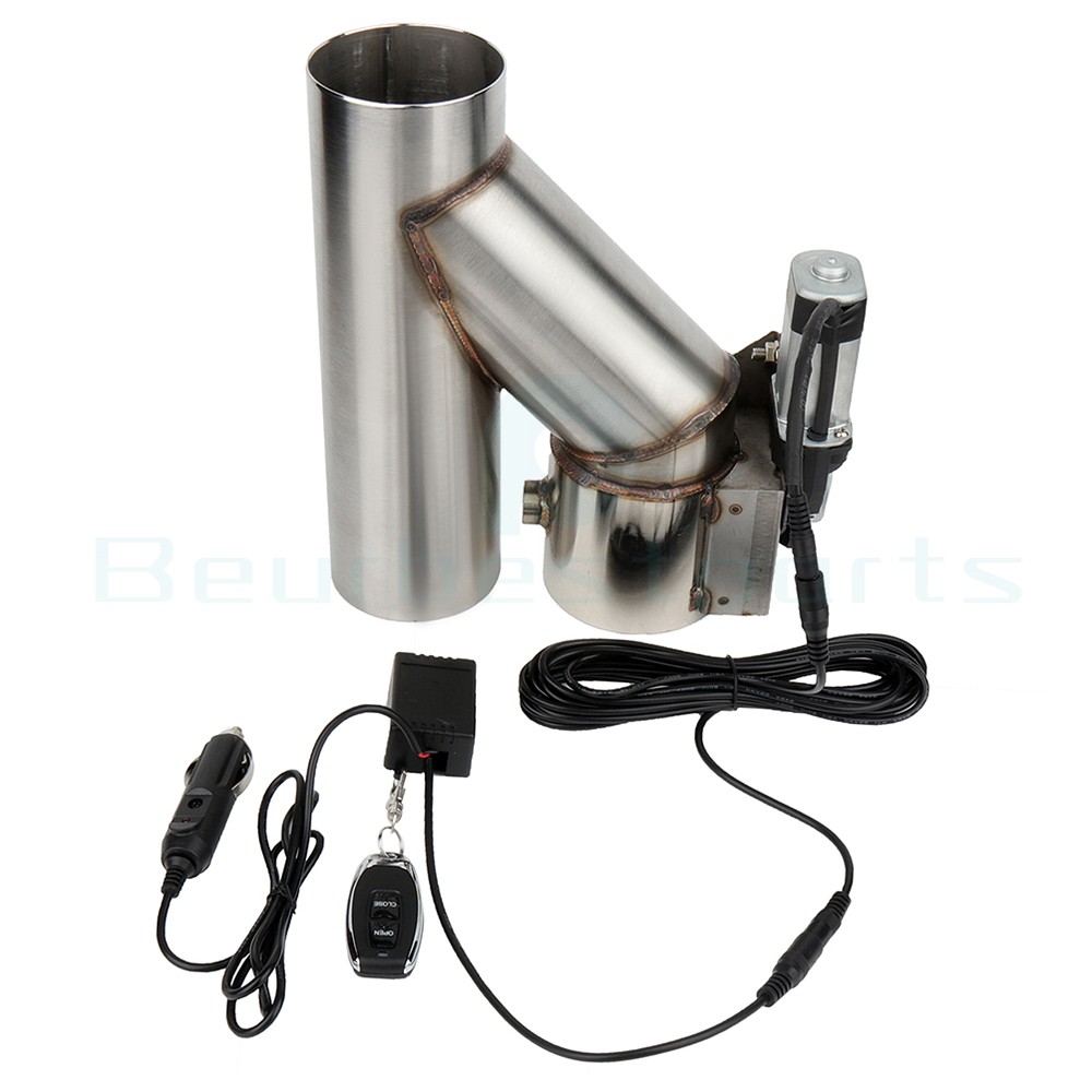 2.5" 2 1/2" T304 Electric Exhaust Valve Controller Kit