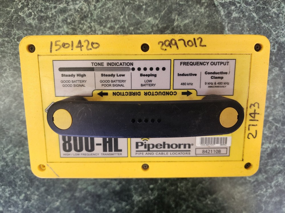 Pipehorn 800-HL High / Low Frequency 8421108 TRANSMITTER ONLY