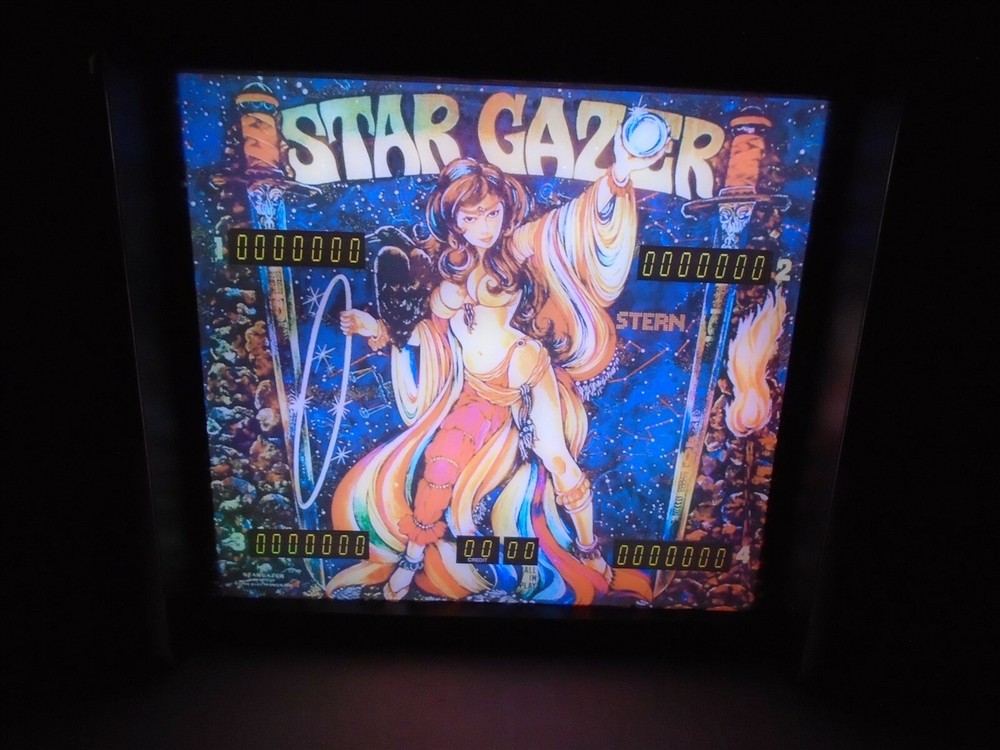 Stern Star Gazer Pinball Head LED Display light box