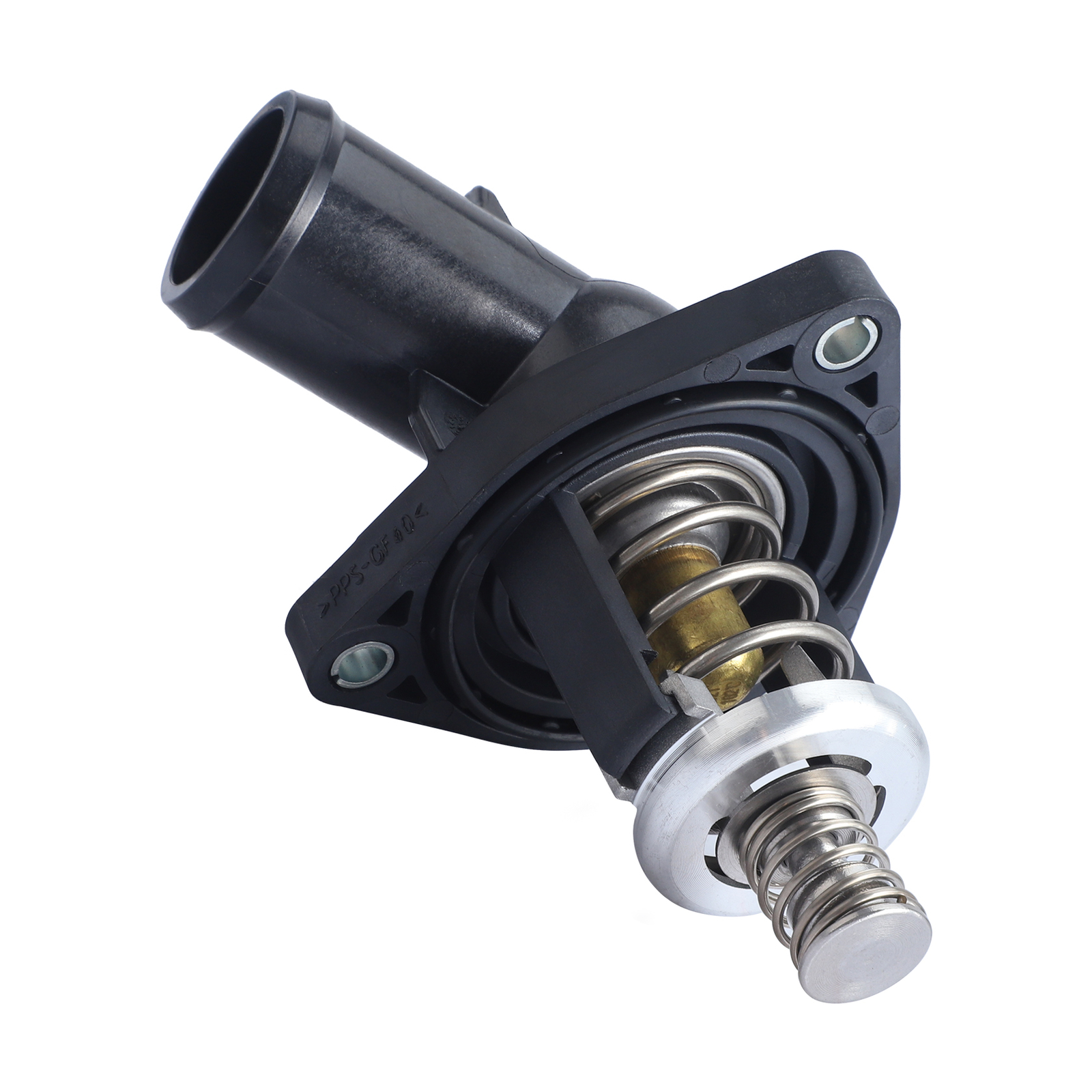 Water Pump Outlet W/ Thermostat For 14-19 Chevy Silverado Sierra 4.3L 5.3L 6.2L