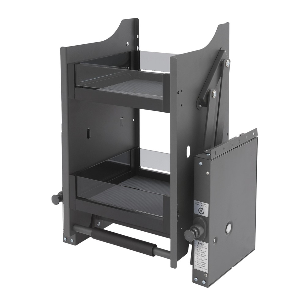 Kitchen Shelf Rack Upper Cabinet 2-Tier Pull Down Cabinet Organizer Rack