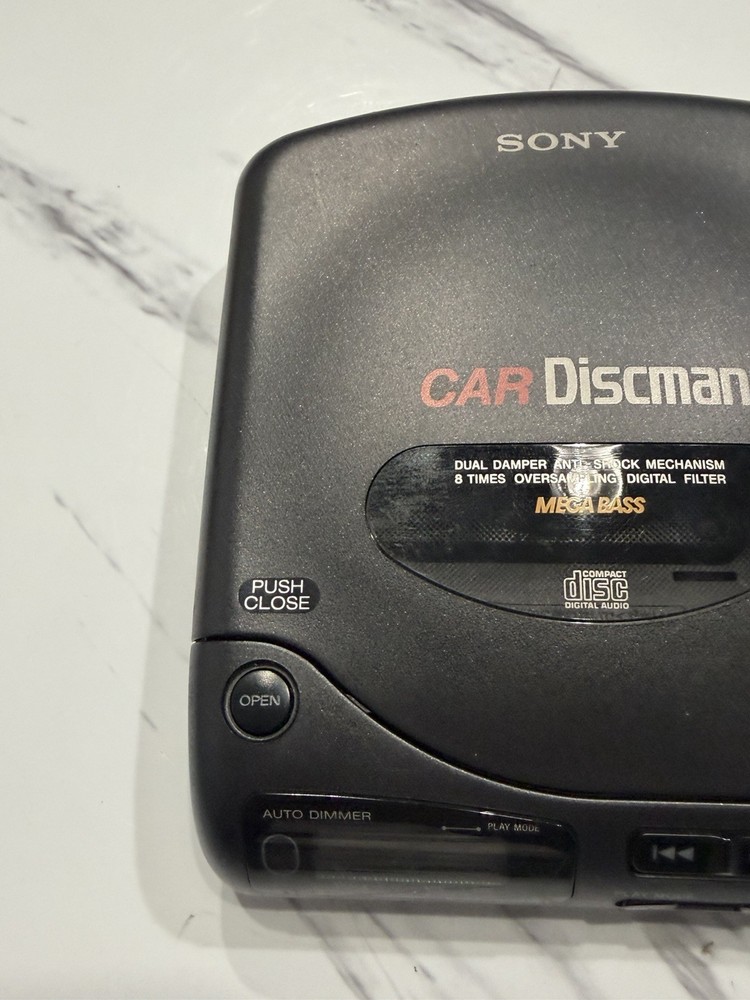 Sony Car DiscMan D-802K Portable CD Player- Tested Works