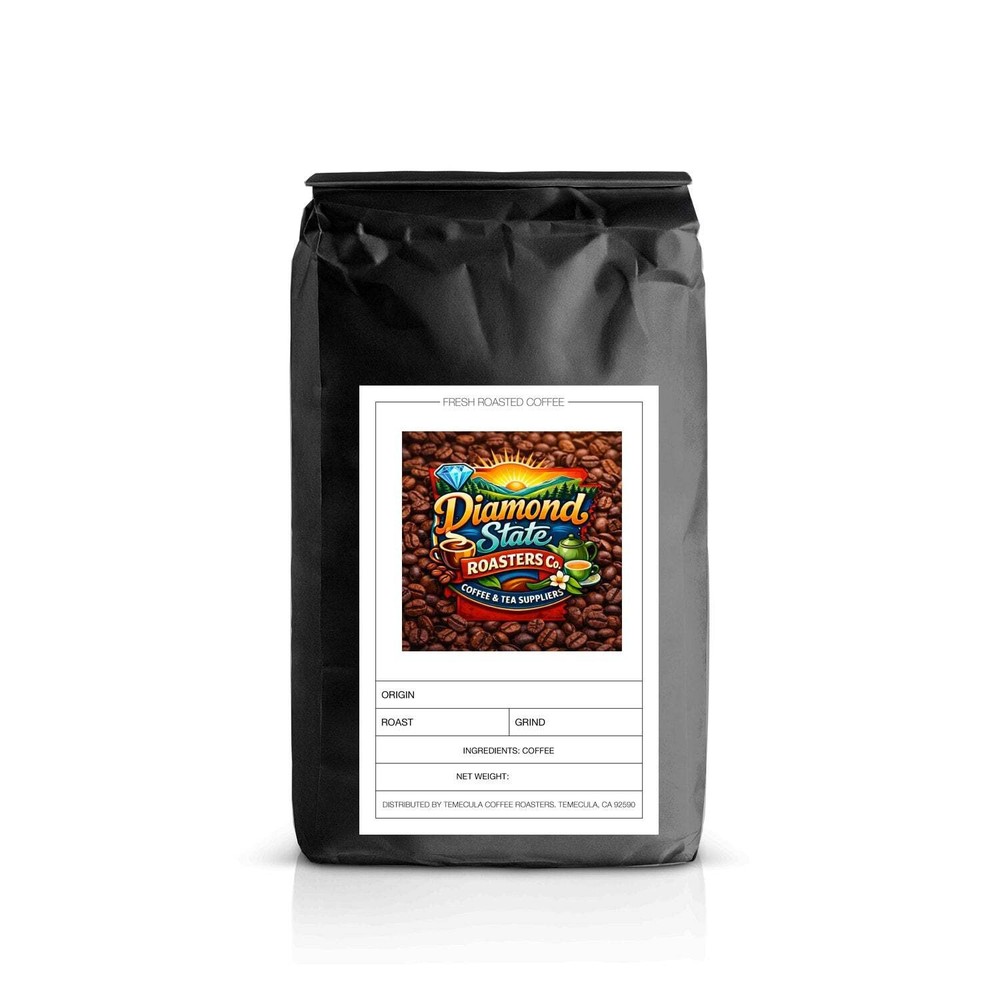 Dark Fresh Roasted Coffee with Mushrooms