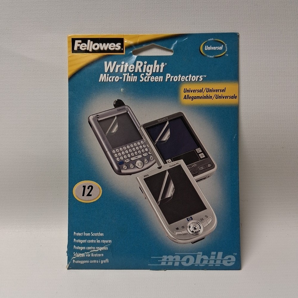 Fellowes Write Right Universal Screen Protectors - New Sealed