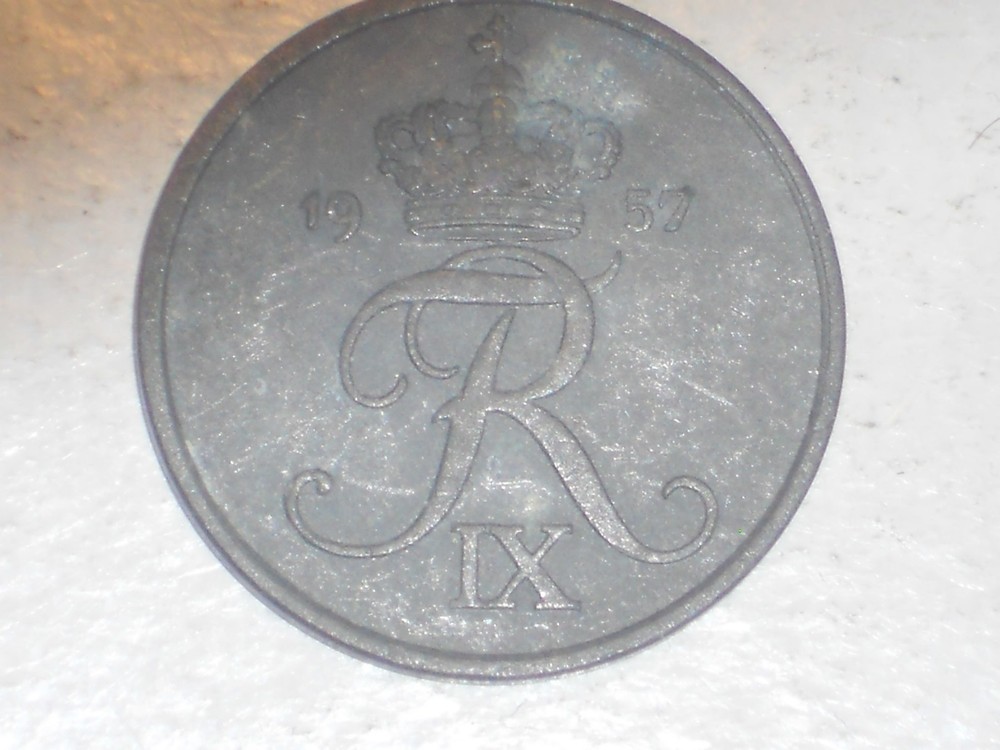 1957 5 ORE Denmark (XF & Attractive)