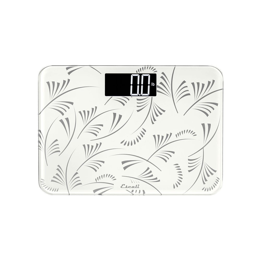 Compact Digital Bathroom Scale 400LB Capacity Space-Saving Batteries Incl.