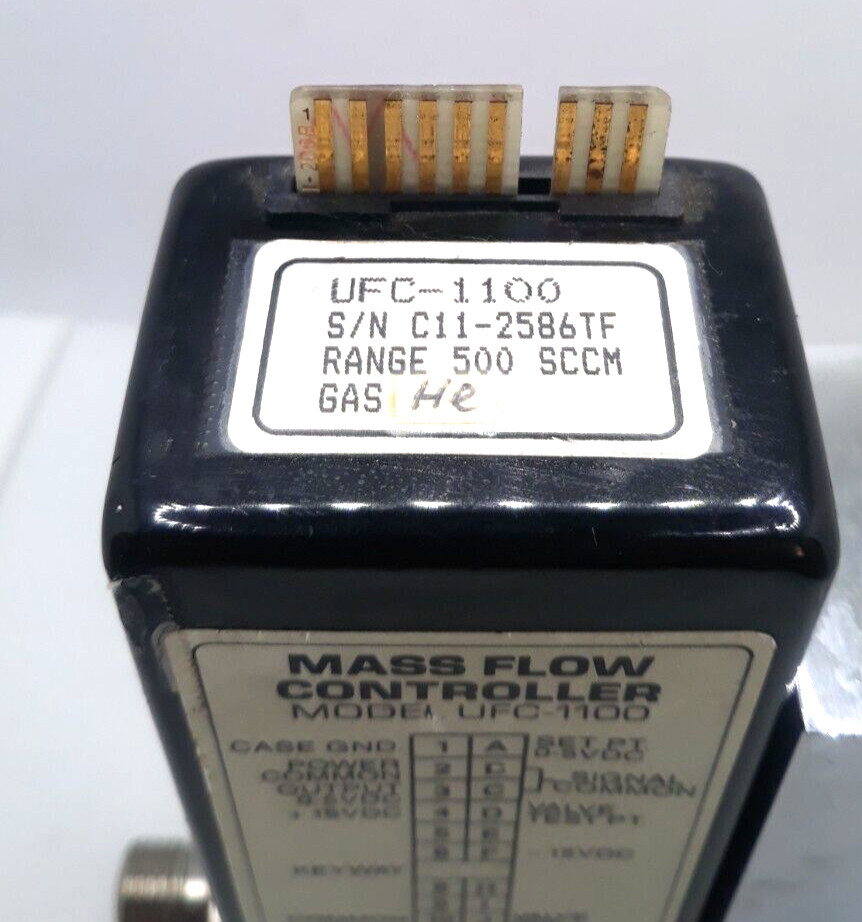 Unit UFC-1100 Mass Flow Controller, 500 SCCM Range, Used