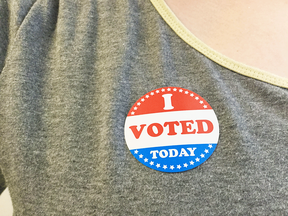 I VOTED TODAY Stickers | 2" Inch Round | 500 Pack