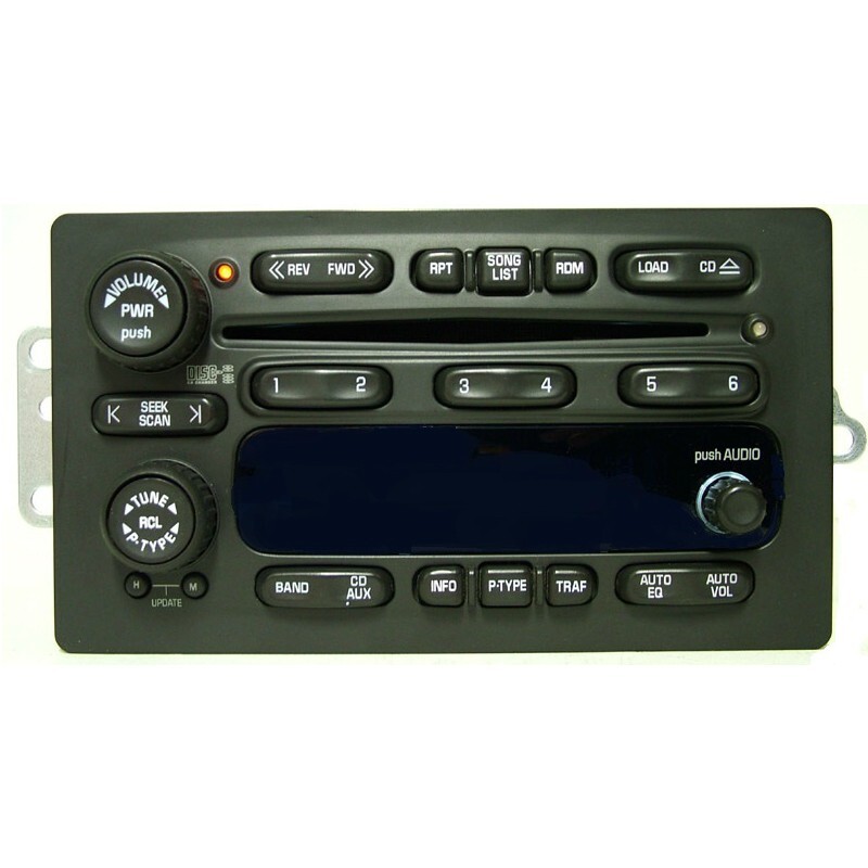 GMC CHEVY SIERAA SILVERADO 6 DISC CHANGER CD RADIO REPLACEMENT LIGHT BULBS