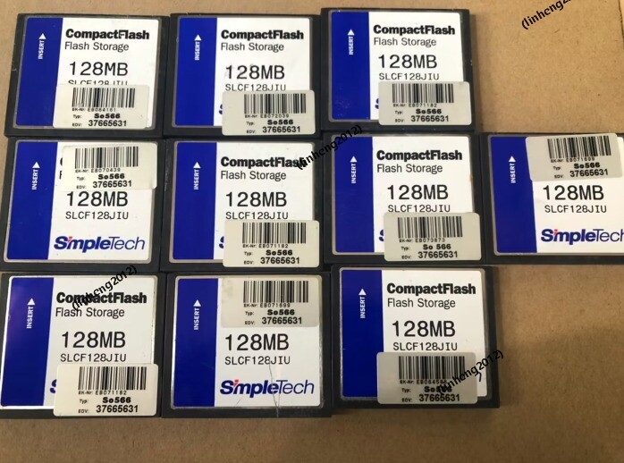 10PCS  simpletech 128MB Compact Flash CF Memory Card