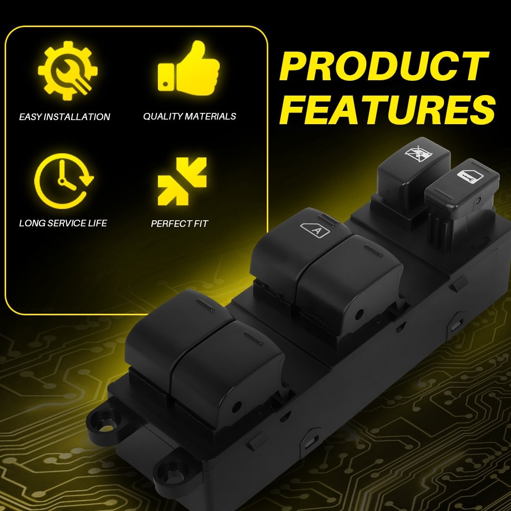 For 2010-2012 Subaru Legacy/Outback Power Window Master Control Switch Left Side