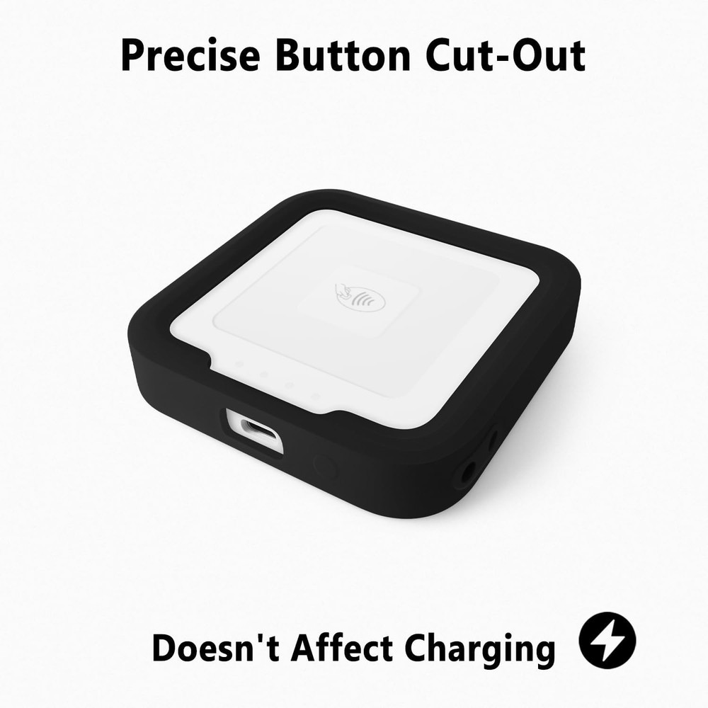 Protective Soft Silicone Case for Square Reader with Strap - All-Round Safety