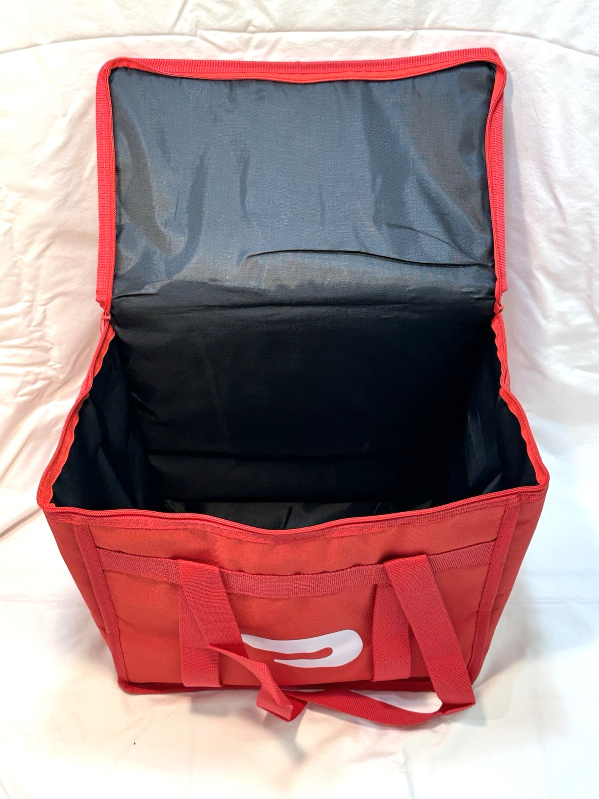 Lot of 2 ~ DOORDASH ~ 14x14x9 ~ HD Thicker Insulated Delivery Bag / Tote ~