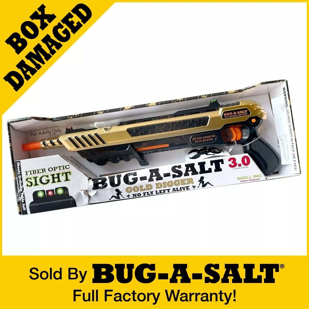 Damaged Box BUG-A-SALT Gold Digger Fiber Optic 3.0