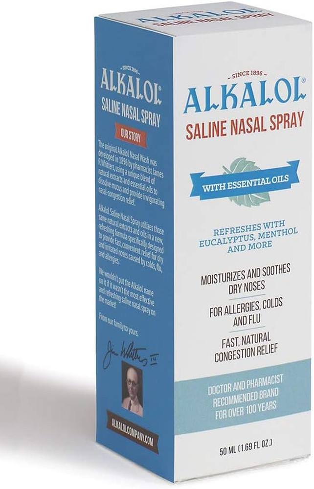 Solution Saline Nasal Spray, 1.69 Ounce