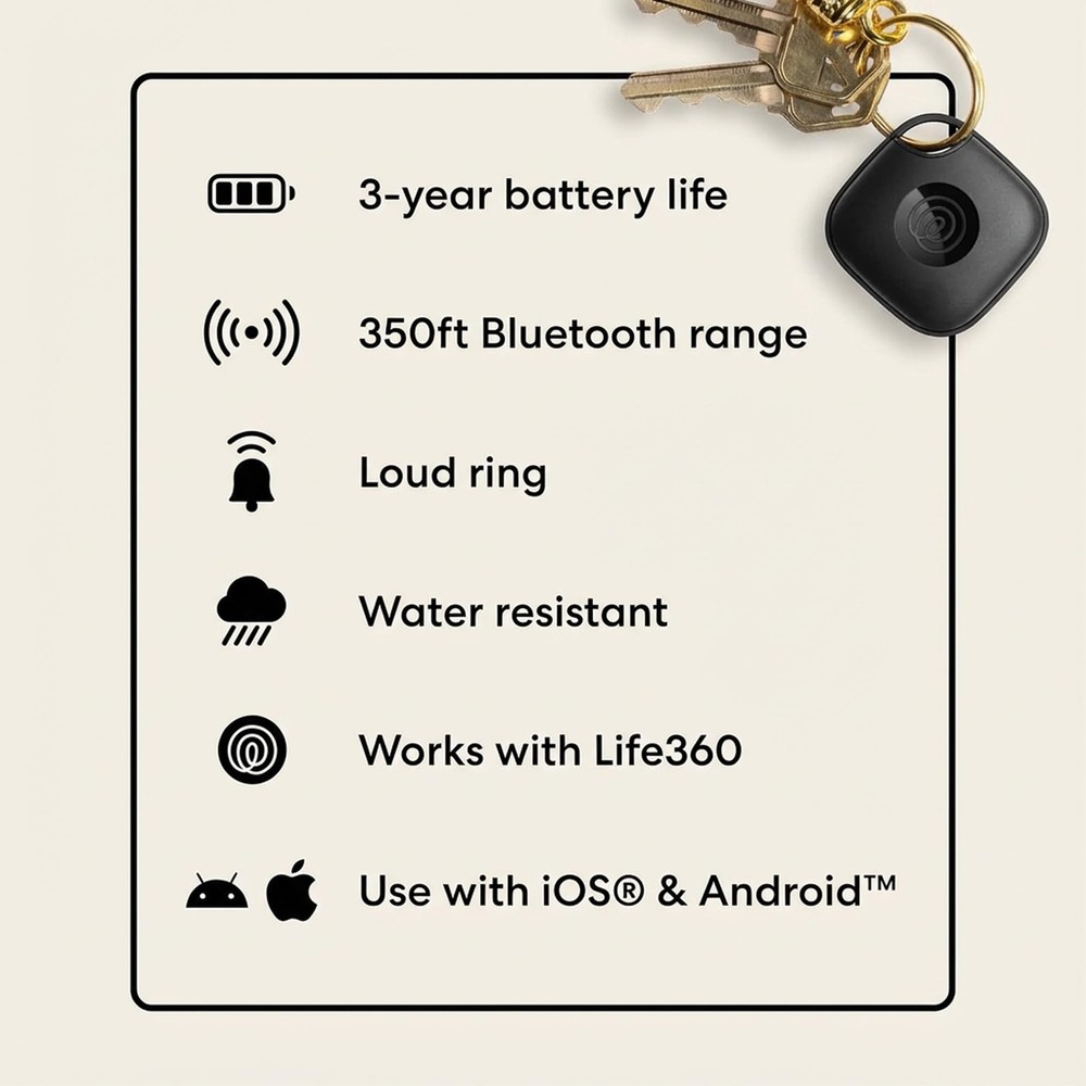 Tile Essentials - Bluetooth Trackers & Item Locators for Keys, Wallets, Remot...