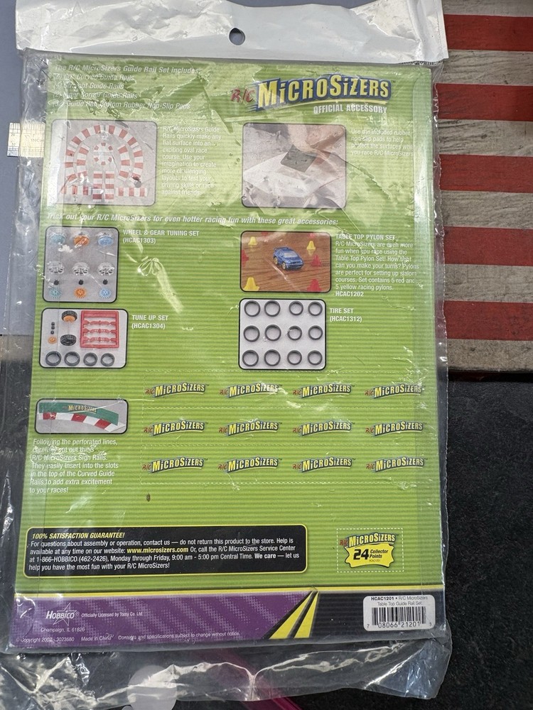 Microsizers HCAC1201 RC Table Top Guide Rail Set