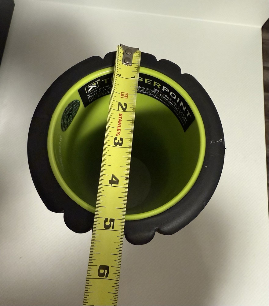 TriggerPoint Grid Massage Foam Roller Hollow Core Black Back Roller NWOT