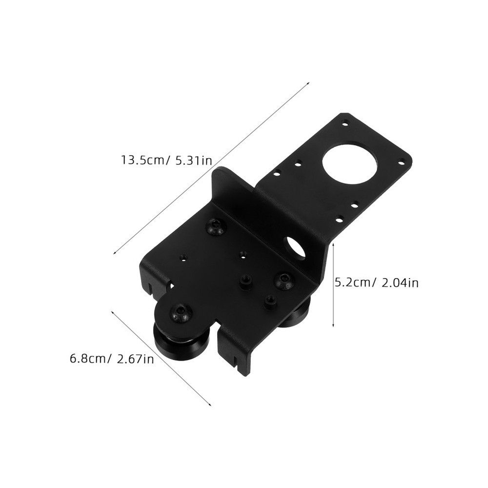 Extruder Accessories 3d Printer Base Plate Back Panel with Pulley