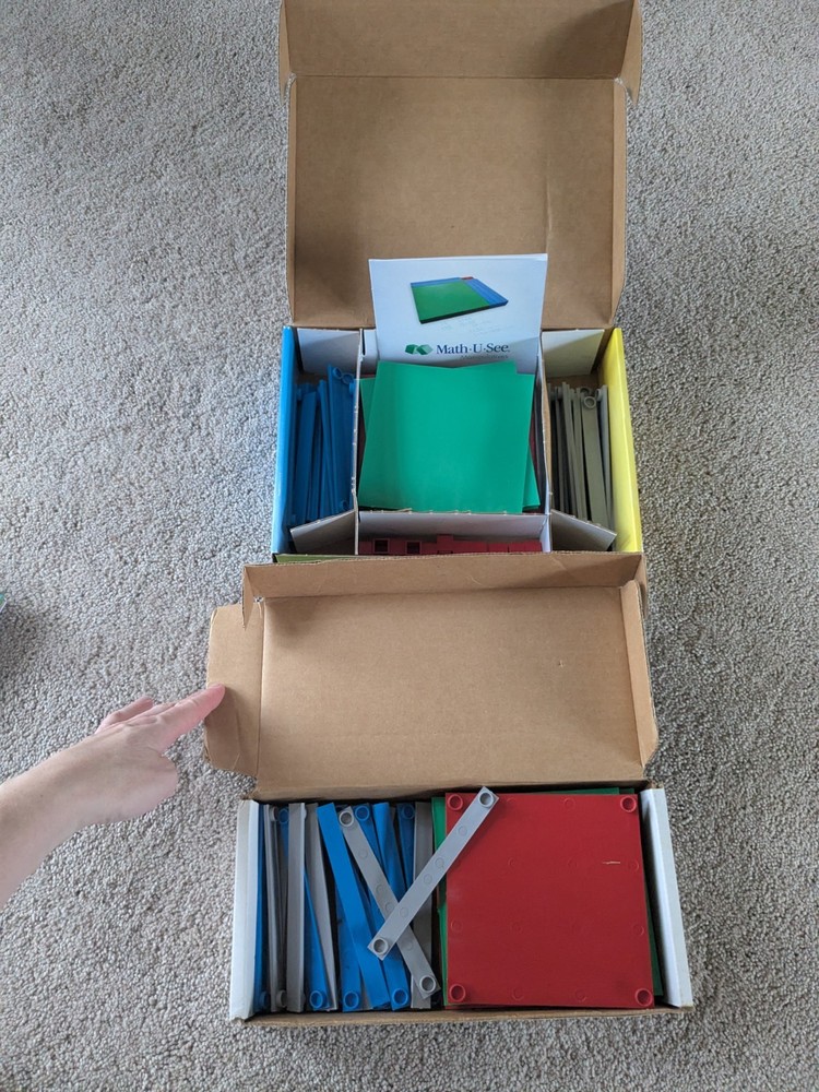 Math U See Algebra And Decimal Insert Kit Manipulatives