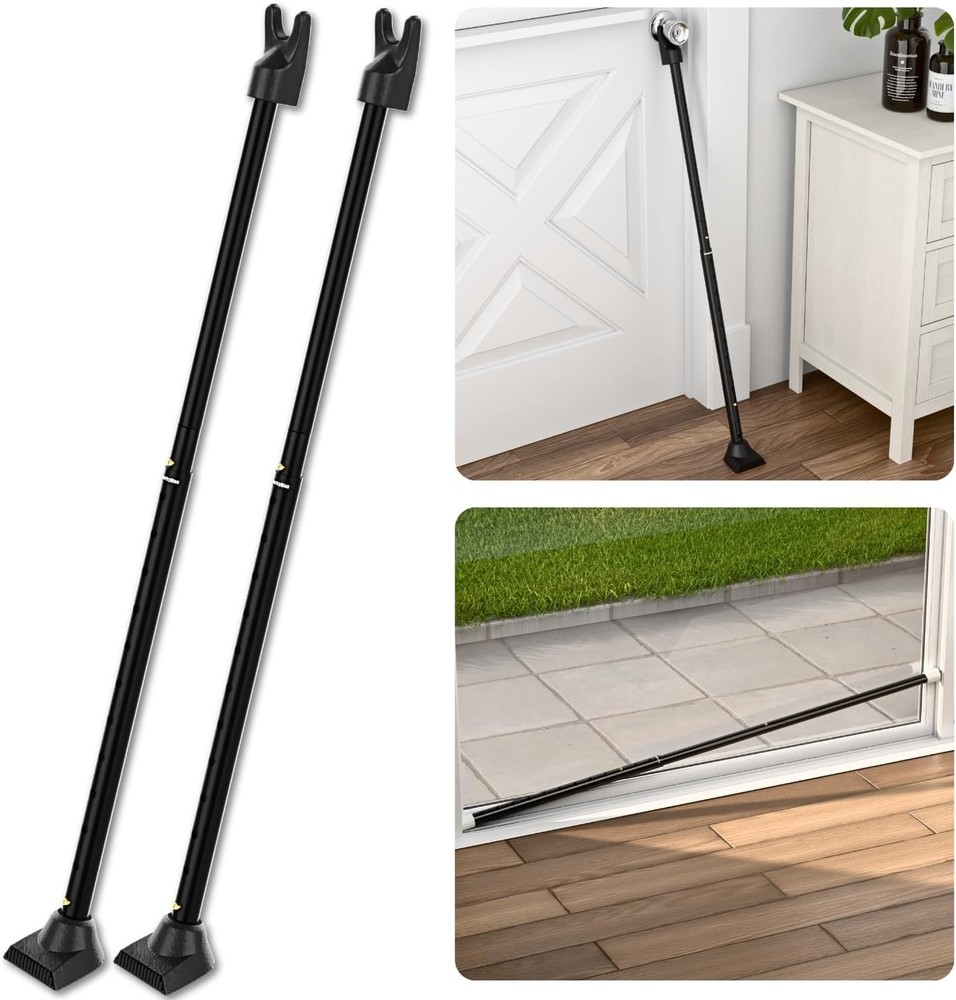 Portable Security Bar for Home & Travel - 2 Pack
