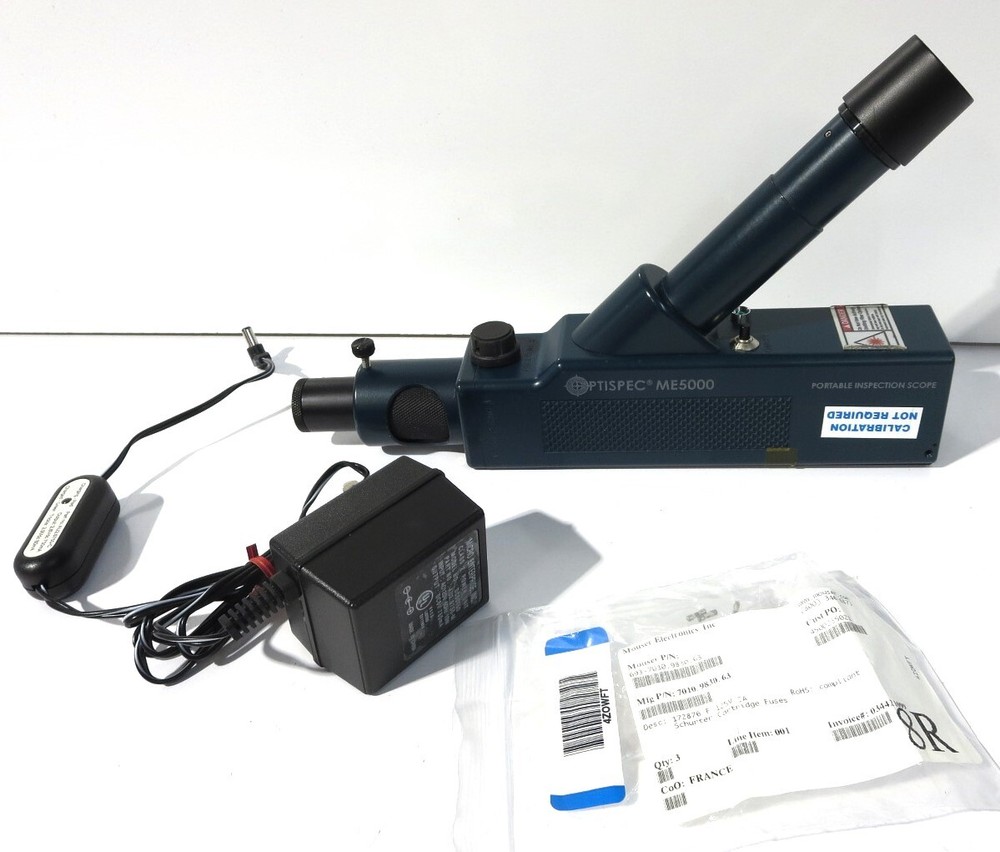 OPTISPEC ME5000 Portable Fiber Optic Microscope Fixed 200x Optical magnification