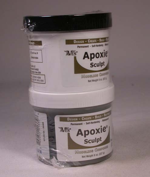 APOXIE SCULPT - 1 pound 12 Colors