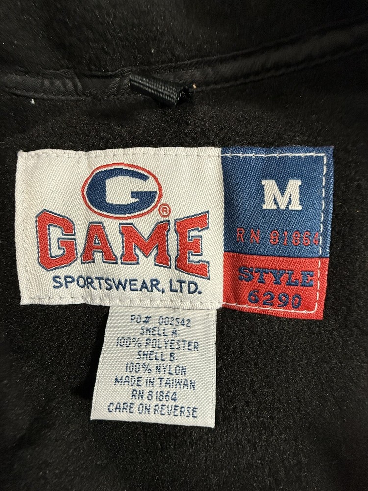 Game Sportswear The Jacket Size Medium Black