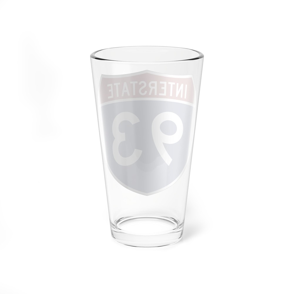 Interstate 93 (U.S. Highways) Pint Glass 16oz